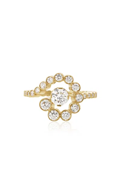 Sophie Bille Brahe Escargot De Diamant 18k Yellow Gold Diamond Ring