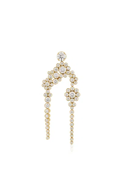 Sophie Bille Brahe Fontaine 18k Yellow Gold Diamond Single Earring In Gold