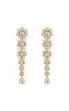 Sophie Bille Brahe Fontaine De Fleur 18k Yellow Gold Diamond Earrings