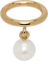Sophie Bille Brahe Gold 'la Jolie' Ring In 14k Yg Pearls