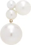 Sophie Bille Brahe Gold Stella Perle Single Earring In 14k Yg Pearls