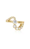 Sophie Bille Brahe 18kt Recycled Yellow Gold Ocean Ensemble Diamant Diamond Ring In Gold