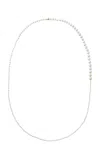 Sophie Bille Brahe Grand Peggy 14k Yellow Gold Pearl Necklace In White