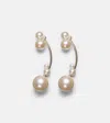 Sophie Bille Brahe Grand Stella 14kt Gold Single Earring With Pearls In Gold