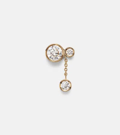 Sophie Bille Brahe Grande Lou Diamant 18kt Gold Single Earring With Diamonds