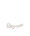 Sophie Bille Brahe 14kt Yellow Gold Bise Freshwater Pearls Single Earring In White