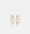 Sophie Bille Brahe Jardin Boucle 14kt Gold Earrings With Freshwater Pearls In Yellow Gold Pearl