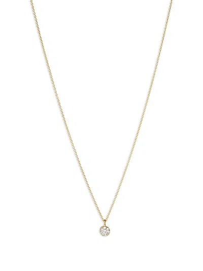 Sophie Bille Brahe Lily Diamant Simple Diamond Necklace In Yellow