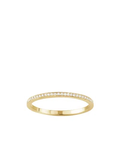 Sophie Bille Brahe Logo Ring In Yellow
