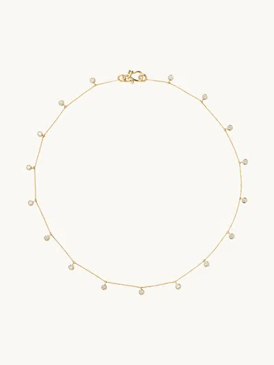 Sophie Bille Brahe Lou Of The Valley 18kt Gold Necklace With Diamonds