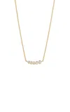 Sophie Bille Brahe Lune 18k Yellow Gold Diamond Necklace