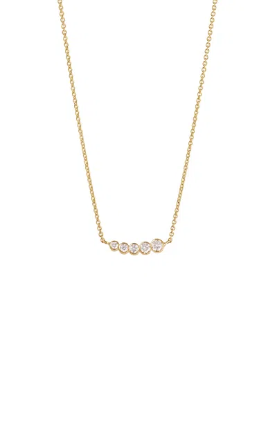 Sophie Bille Brahe Lune 18k Yellow Gold Diamond Necklace