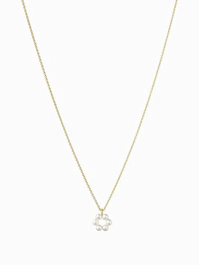 Sophie Bille Brahe 14k Yellow Gold Luna Perle Necklace