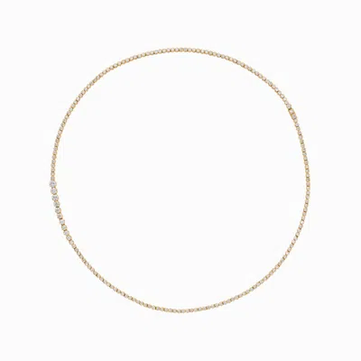 Sophie Bille Brahe Nuage De Tennis Necklace In 18k Recycled Yg,diamonds