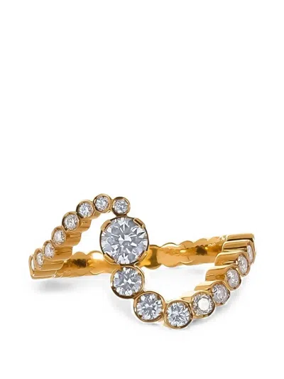 Sophie Bille Brahe Ocean Ensemble Diamond Ring In Gold