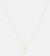 SOPHIE BILLE BRAHE PEARL HEART 14KT GOLD PENDANT NECKLACE WITH PEARLS