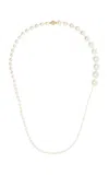 Sophie Bille Brahe Peggy 14k Yellow Gold Pearl Necklace In White