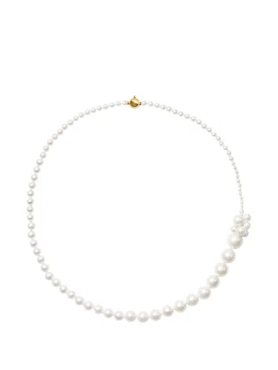 Sophie Bille Brahe Peggy Botticelli Pearl Necklace In White
