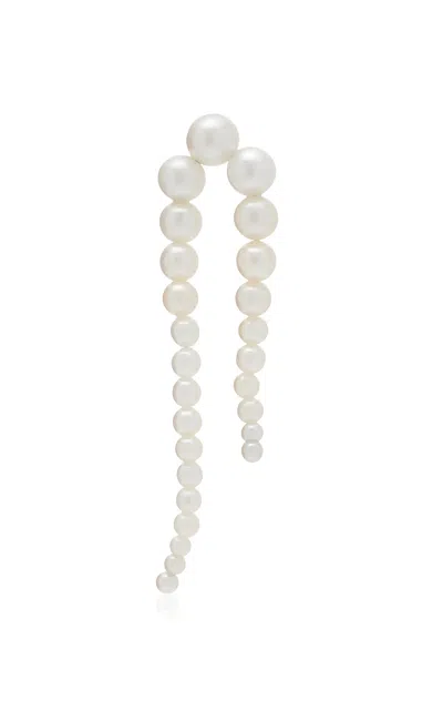 SOPHIE BILLE BRAHE PERLE NUIT 14K YELLOW GOLD PEARL RIGHT SINGLE EARRING