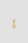 Sophie Bille Brahe 18k Recycled Yellow Gold Petit Courant Diamond Earring In Gold