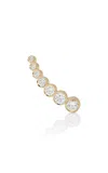 Shop Sophie Bille Brahe Petit Croissant De Lune 18k Yellow Gold Left Single Earring