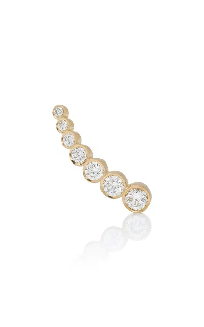 Sophie Bille Brahe Petit Croissant De Lune 18k Yellow Gold Left Single Earring In Gold