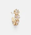 Sophie Bille Brahe Petite Boucle De Fleurs 18kt Gold Earrings With Diamonds In Gold