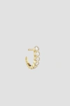 Sophie Bille Brahe Petite Boucle Ensemble 18k Yellow Gold Diamond Earrings In Gold