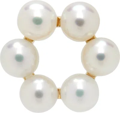 Sophie Bille Brahe Petite Luna Single Earring In Multi