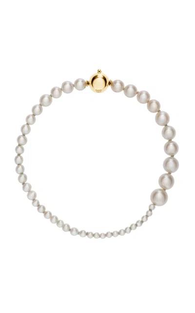 Sophie Bille Brahe Women's Endless Colonnade Peggy 14k Yelow Gold & Freshwater Pearl Bracelet In White