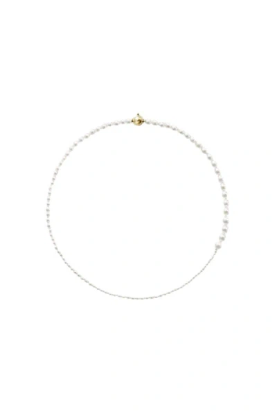 Sophie Bille Brahe Petite Peggy Necklace In White