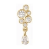 Sophie Bille Brahe Petite Splash 18k Yellow Gold Diamond Left Single Earring In Gold