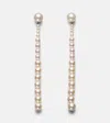 Sophie Bille Brahe Piazza 18kt Gold Drop Earrings With Freshwater Pearls In Metallic