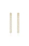 Sophie Bille Brahe Pilier 18k Yellow Gold Diamond Earrings