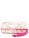 Sophie Bille Brahe Pink Sonya Velvet Jewellery Box In Multicolour