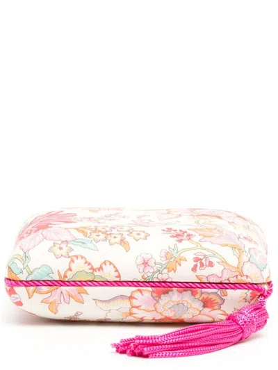 Sophie Bille Brahe Pink Sonya Velvet Jewellery Box In Multicolour