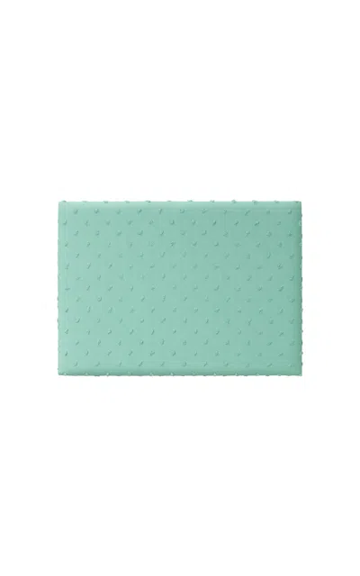 Sophie Bille Brahe Pistacchio Tresor Cotton Jewelry Box In Green