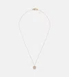 Sophie Bille Brahe Rêve Simple 18kt Gold Necklace With Diamonds In Metallic