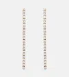 Sophie Bille Brahe River 18kt Gold Earrings With Diamonds In Yellow Gold Pearl