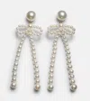 Sophie Bille Brahe Rosette De Perles 14kt Gold Drop Earrings With Freshwater Pearls In Gold