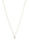 Sophie Bille Brahe Sky Simple 18k Yellow Gold Diamond Necklace