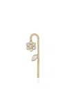 Sophie Bille Brahe Tournesol 18k Yellow Gold Diamond Single Earrings
