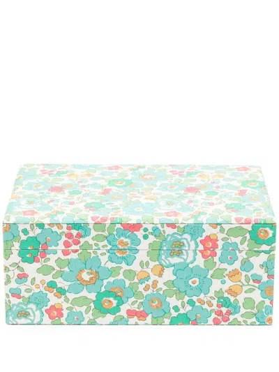 Sophie Bille Brahe Trésor Grande Sonya Jewellery Box In Blue