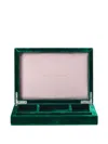 Sophie Bille Brahe Trésor Iris Jewellery Box (21cm X 15cm) In Green