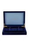 Sophie Bille Brahe Trésor Velvet Jewelry Box In Blue
