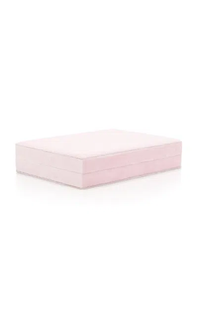 Sophie Bille Brahe Tresor Velvet Jewelry Box In Pink