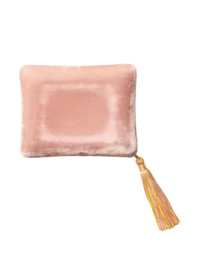 Sophie Bille Brahe Velvet Lily Rouge Jewellery Box (3.5cm X 8.5cm) In Pink
