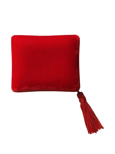 Sophie Bille Brahe Velvet Trinket Box In Red