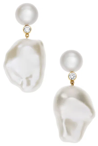 Sophie Bille Brahe Venus Diamant Earrings In White