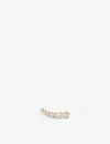 Sophie Bille Brahe Women's 18k Yellow Croissant Delune 18ct Yellow Gold And 0.33ct Diamond Earring